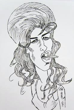 Caricatura di Amy Winehouse
