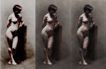 Mezzitoni chiari e scuri