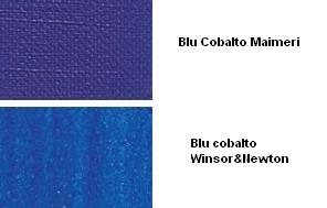 Blu Cobalto Maimeri e Winsor & Newton
