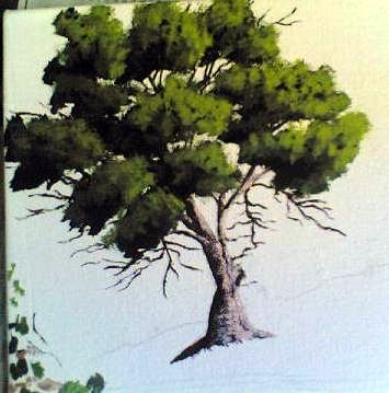 dipingere albero