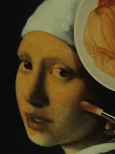 Ragazza con l'orecchino di perla di Johannes-Vermeer