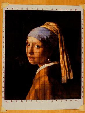 Ragazza con l'orecchino di perla di Johannes-Vermeer